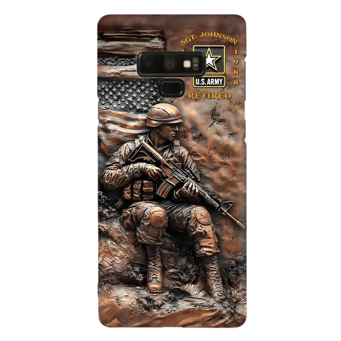 Custom Personalized Veteran Phone Case - Gift Idea For Veteran - Case For iPhone/ Samsung