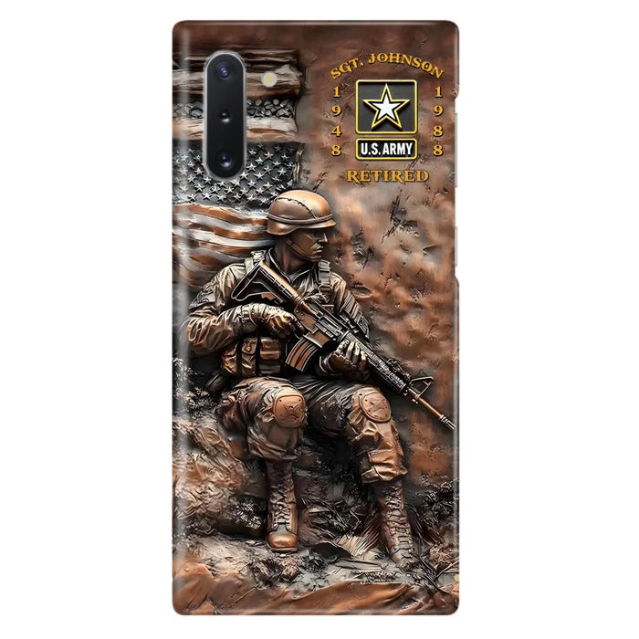 Custom Personalized Veteran Phone Case - Gift Idea For Veteran - Case For iPhone/ Samsung