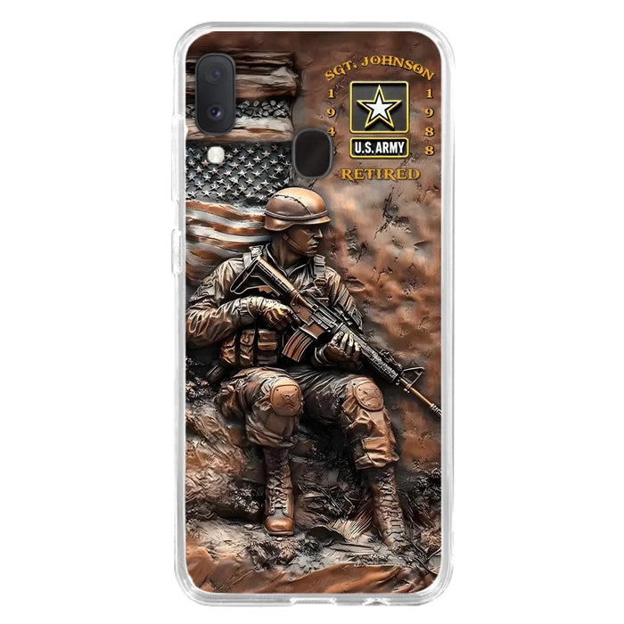 Custom Personalized Veteran Phone Case - Gift Idea For Veteran - Case For iPhone/ Samsung