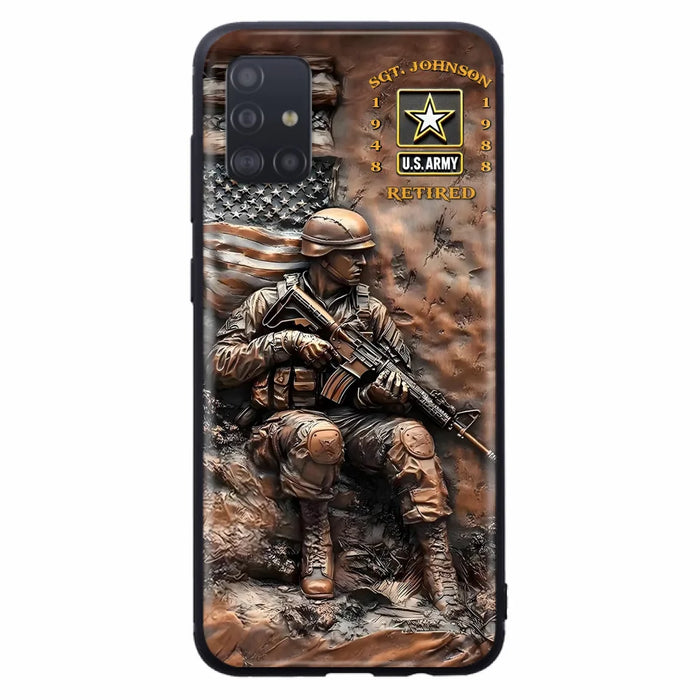 Custom Personalized Veteran Phone Case - Gift Idea For Veteran - Case For iPhone/ Samsung