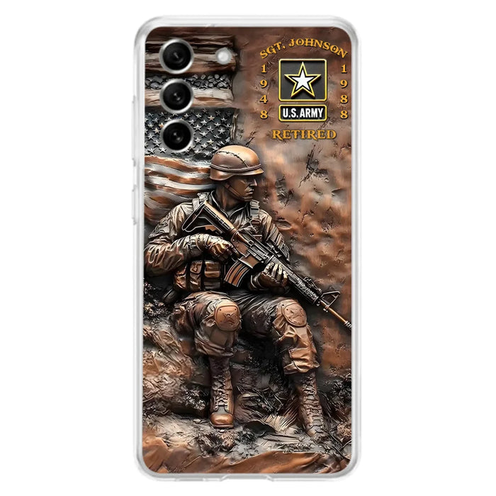 Custom Personalized Veteran Phone Case - Gift Idea For Veteran - Case For iPhone/ Samsung