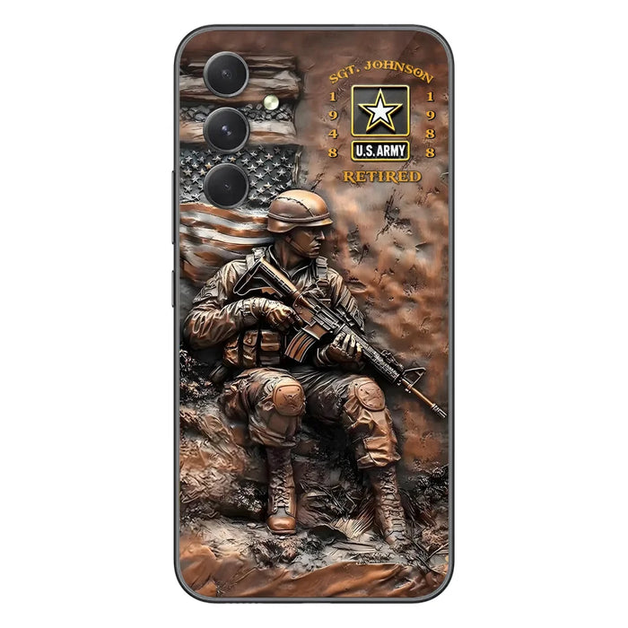 Custom Personalized Veteran Phone Case - Gift Idea For Veteran - Case For iPhone/ Samsung