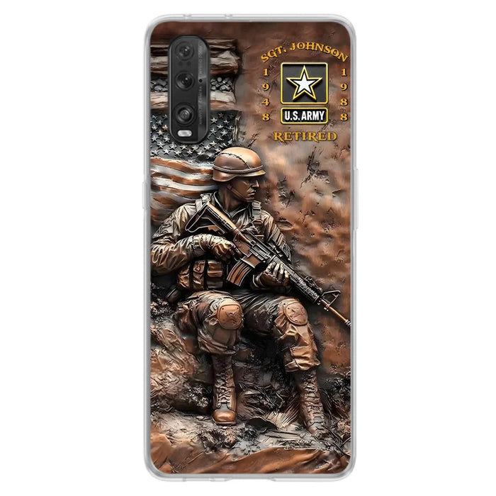 Custom Personalized Veteran Phone Case - Gift Idea For Veteran - Case For Xiaomi/ Oppo/ Huawei