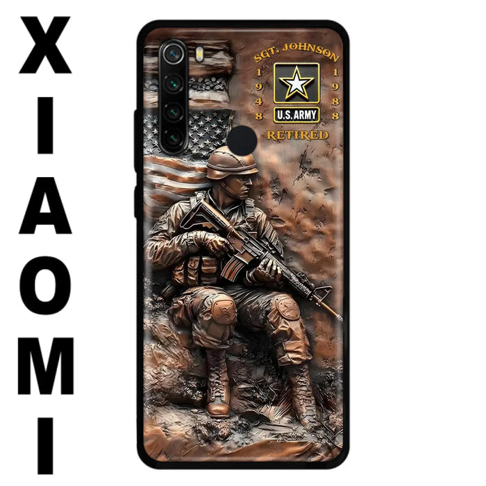 Custom Personalized Veteran Phone Case - Gift Idea For Veteran - Case For Xiaomi/ Oppo/ Huawei