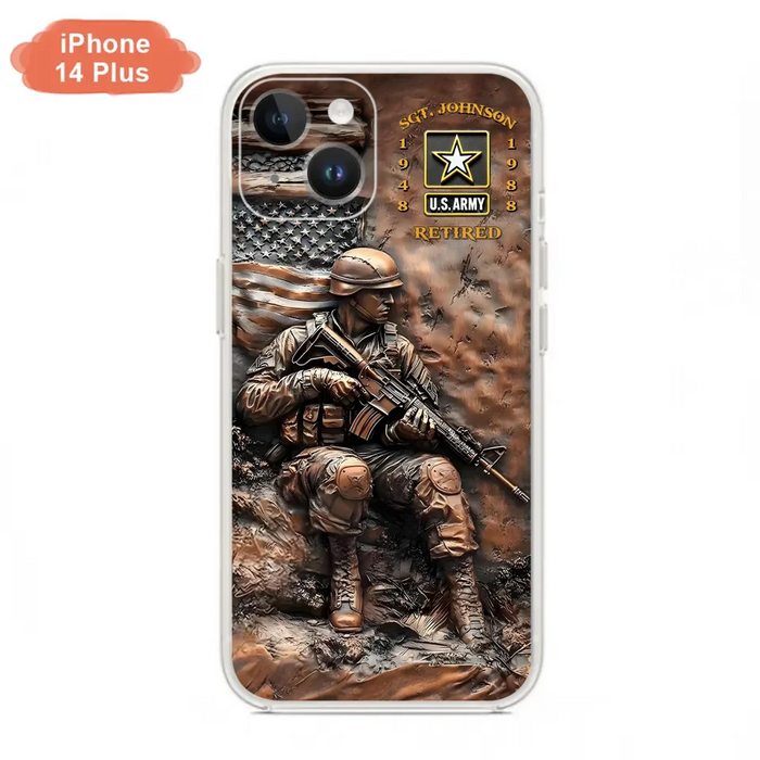 Custom Personalized Veteran Phone Case - Gift Idea For Veteran - Case For iPhone/ Samsung