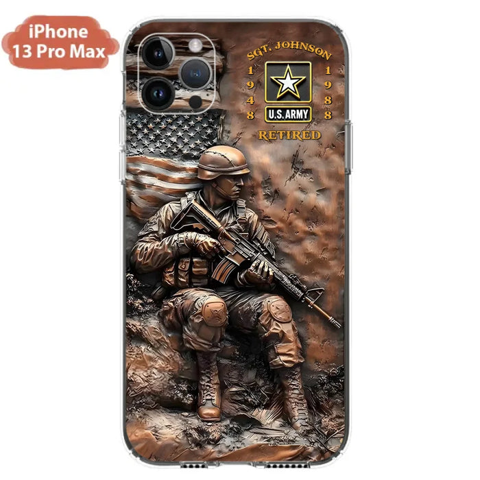 Custom Personalized Veteran Phone Case - Gift Idea For Veteran - Case For iPhone/ Samsung