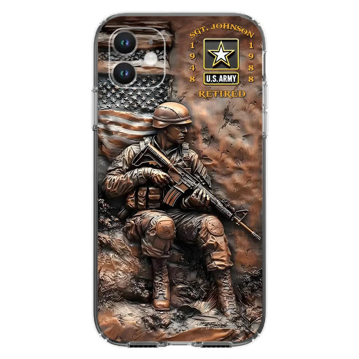 Custom Personalized Veteran Phone Case - Gift Idea For Veteran - Case For iPhone/ Samsung