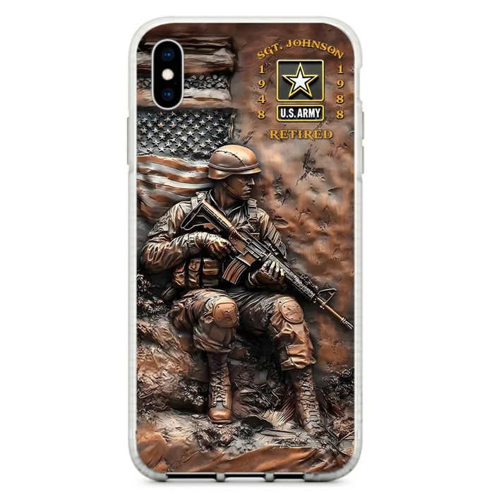 Custom Personalized Veteran Phone Case - Gift Idea For Veteran - Case For iPhone/ Samsung