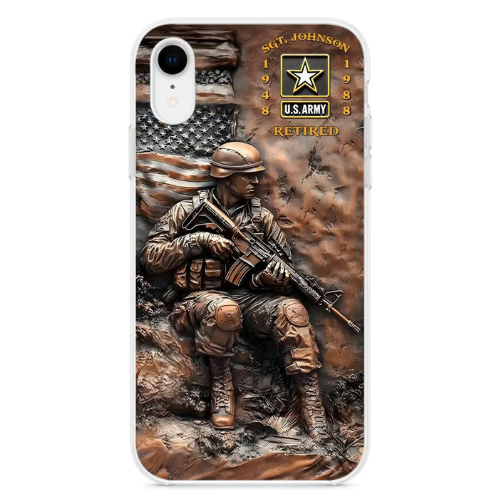 Custom Personalized Veteran Phone Case - Gift Idea For Veteran - Case For iPhone/ Samsung