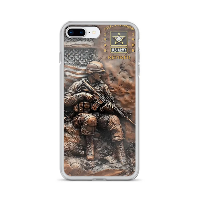 Custom Personalized Veteran Phone Case - Gift Idea For Veteran - Case For iPhone/ Samsung