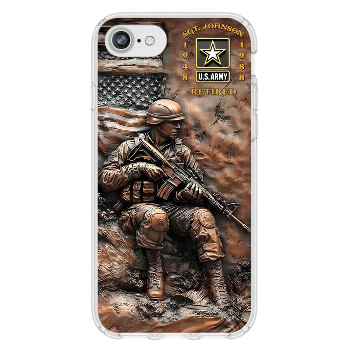 Custom Personalized Veteran Phone Case - Gift Idea For Veteran - Case For iPhone/ Samsung