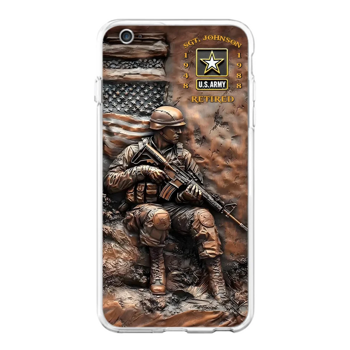 Custom Personalized Veteran Phone Case - Gift Idea For Veteran - Case For iPhone/ Samsung