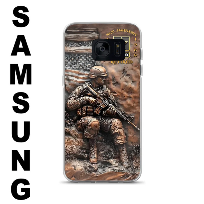 Custom Personalized Veteran Phone Case - Gift Idea For Veteran - Case For iPhone/ Samsung