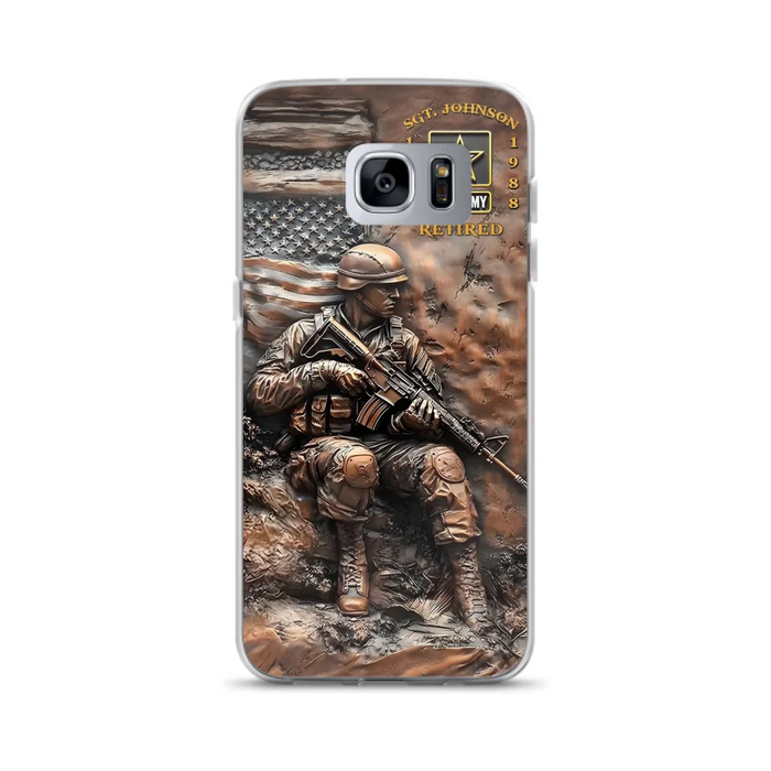 Custom Personalized Veteran Phone Case - Gift Idea For Veteran - Case For iPhone/ Samsung