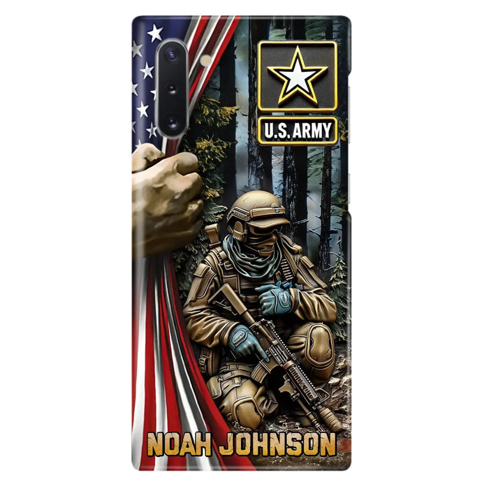 Custom Personalized Veteran Phone Case For iPhone/ Samsung - Veteran Gift Idea - Custom Name