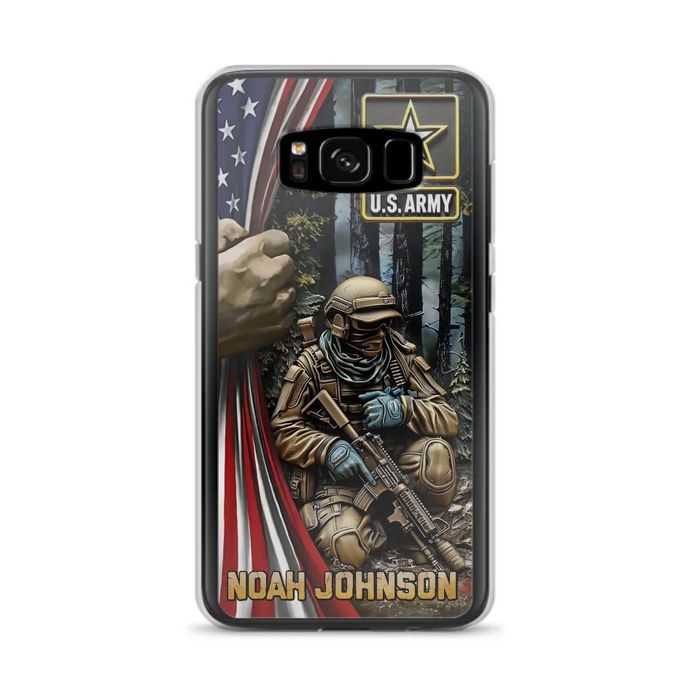 Custom Personalized Veteran Phone Case For iPhone/ Samsung - Veteran Gift Idea - Custom Name