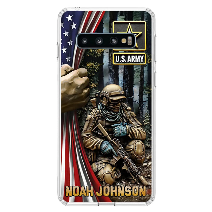 Custom Personalized Veteran Phone Case For iPhone/ Samsung - Veteran Gift Idea - Custom Name