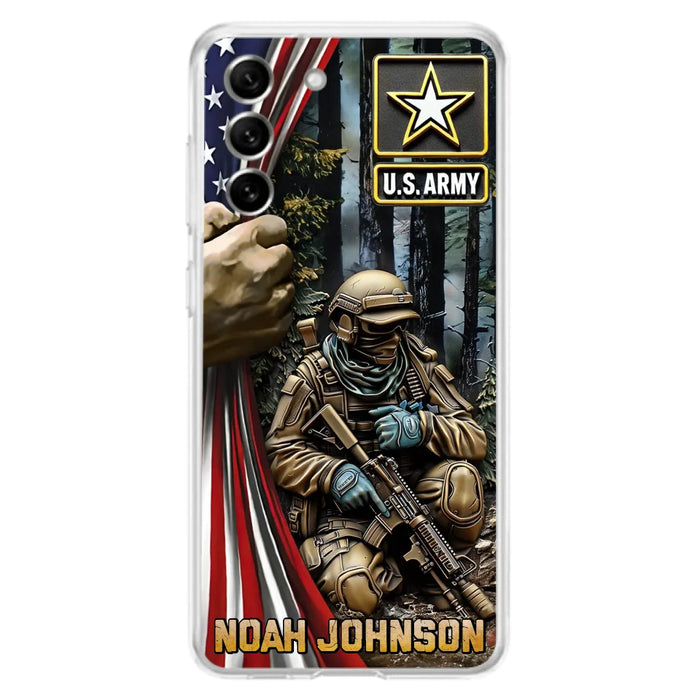 Custom Personalized Veteran Phone Case For iPhone/ Samsung - Veteran Gift Idea - Custom Name