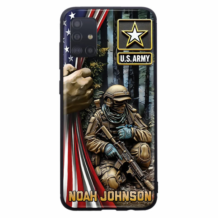 Custom Personalized Veteran Phone Case For iPhone/ Samsung - Veteran Gift Idea - Custom Name