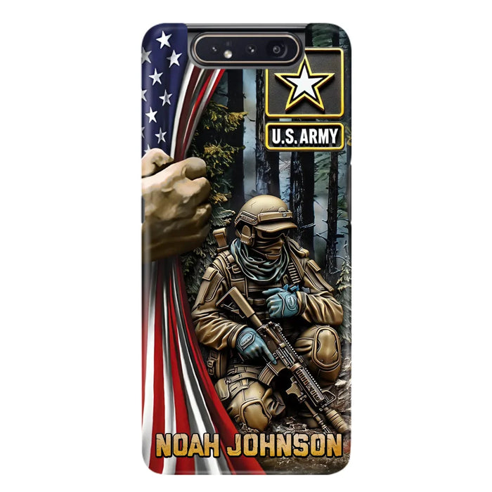 Custom Personalized Veteran Phone Case For iPhone/ Samsung - Veteran Gift Idea - Custom Name