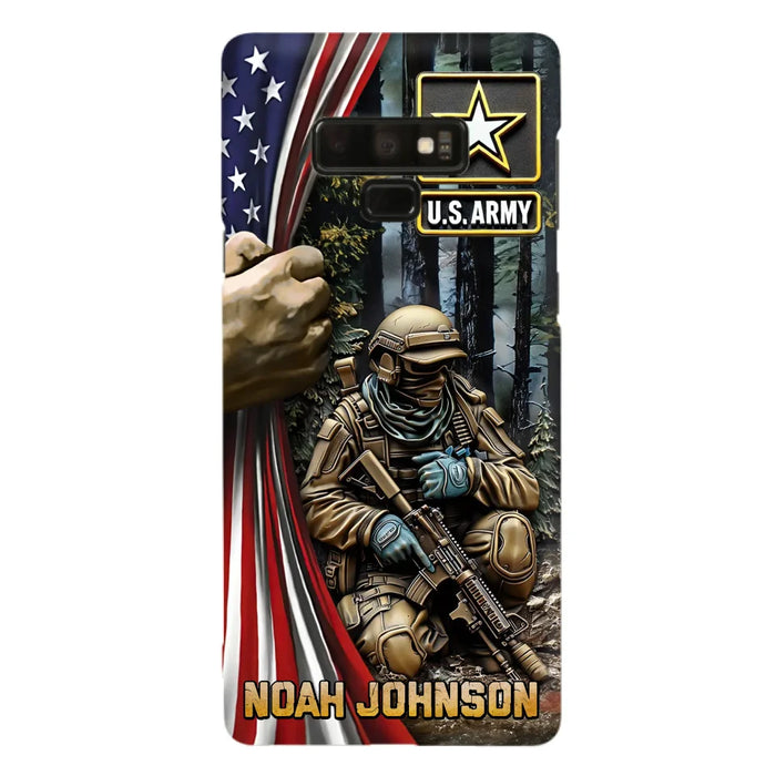 Custom Personalized Veteran Phone Case For iPhone/ Samsung - Veteran Gift Idea - Custom Name