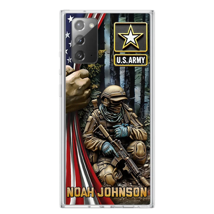 Custom Personalized Veteran Phone Case For iPhone/ Samsung - Veteran Gift Idea - Custom Name