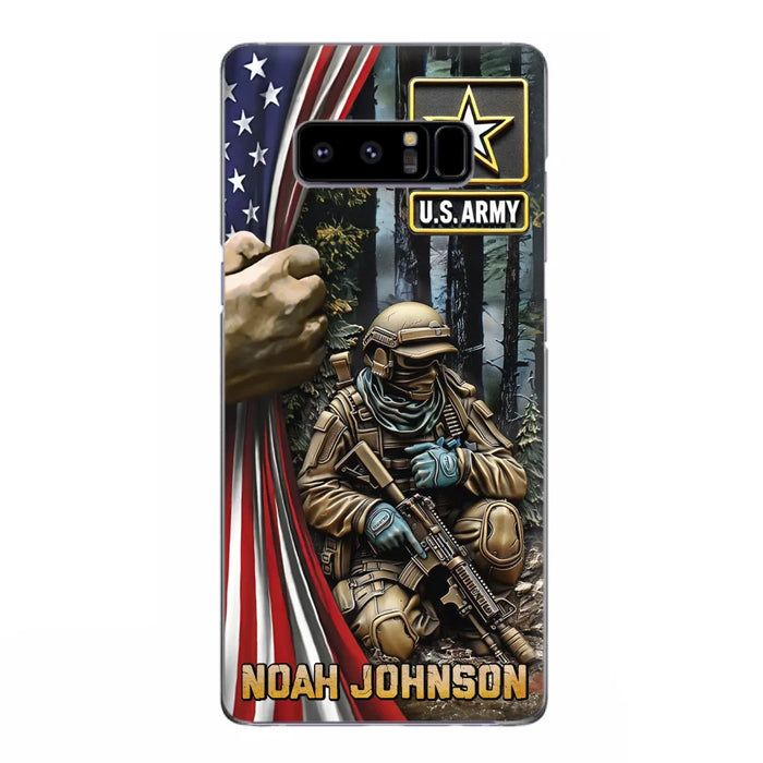 Custom Personalized Veteran Phone Case For iPhone/ Samsung - Veteran Gift Idea - Custom Name