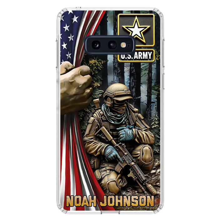 Custom Personalized Veteran Phone Case For iPhone/ Samsung - Veteran Gift Idea - Custom Name