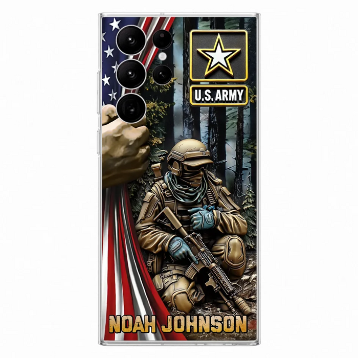 Custom Personalized Veteran Phone Case For iPhone/ Samsung - Veteran Gift Idea - Custom Name