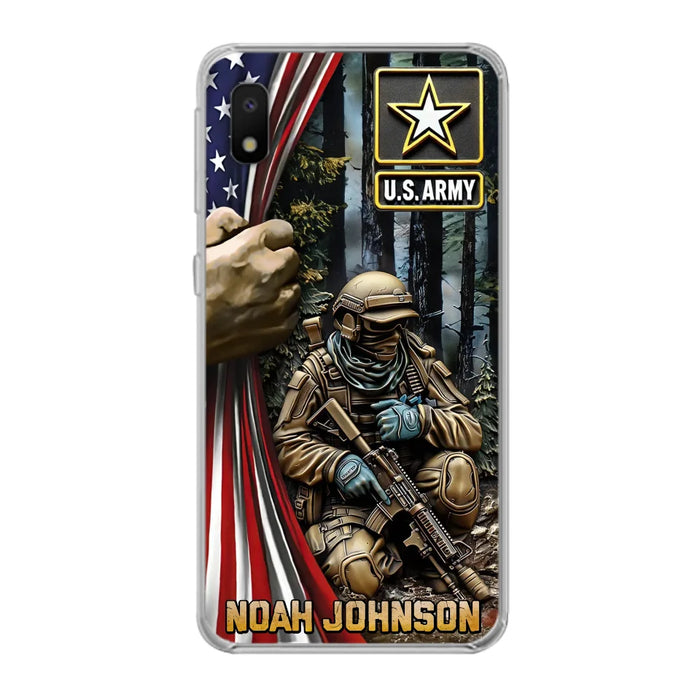 Custom Personalized Veteran Phone Case For iPhone/ Samsung - Veteran Gift Idea - Custom Name