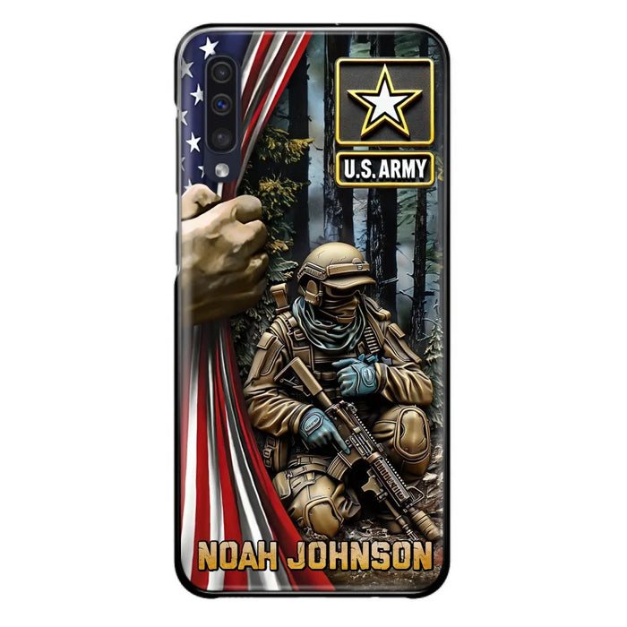 Custom Personalized Veteran Phone Case For iPhone/ Samsung - Veteran Gift Idea - Custom Name