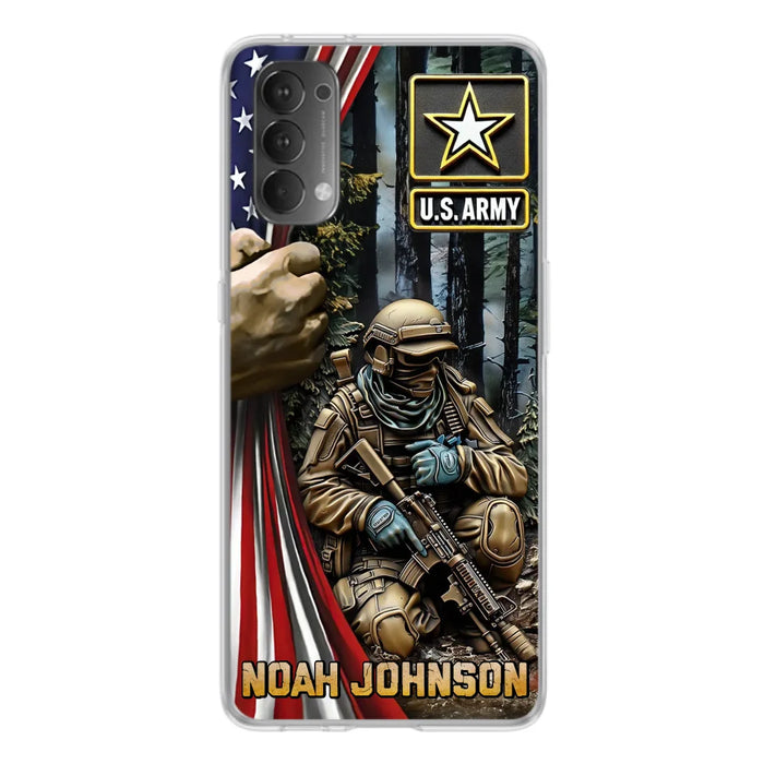 Custom Personalized Veteran Oppo/ Xiaomi/ Huawei Phone Case - Veteran Gift Idea - Custom Name