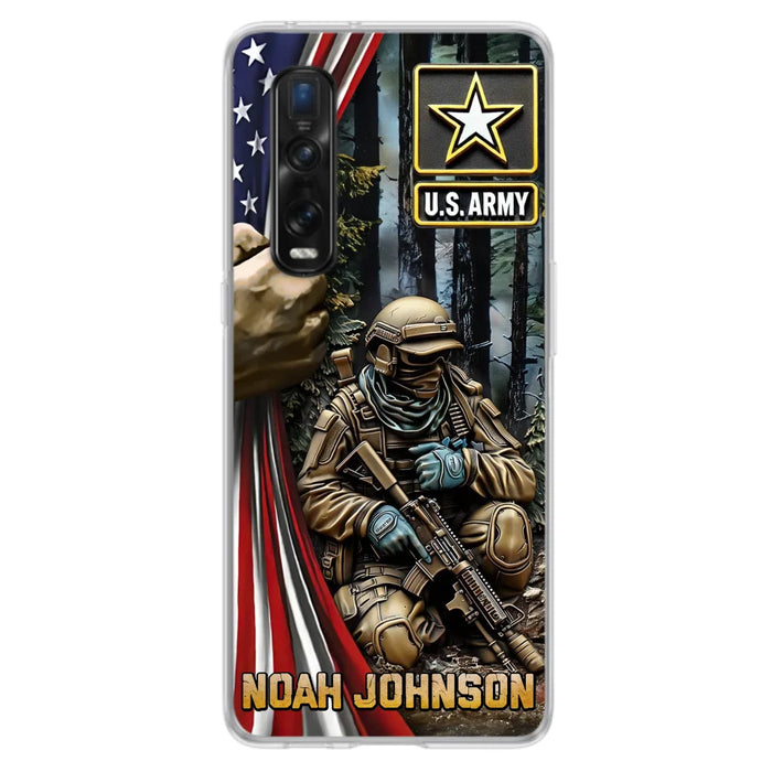 Custom Personalized Veteran Oppo/ Xiaomi/ Huawei Phone Case - Veteran Gift Idea - Custom Name