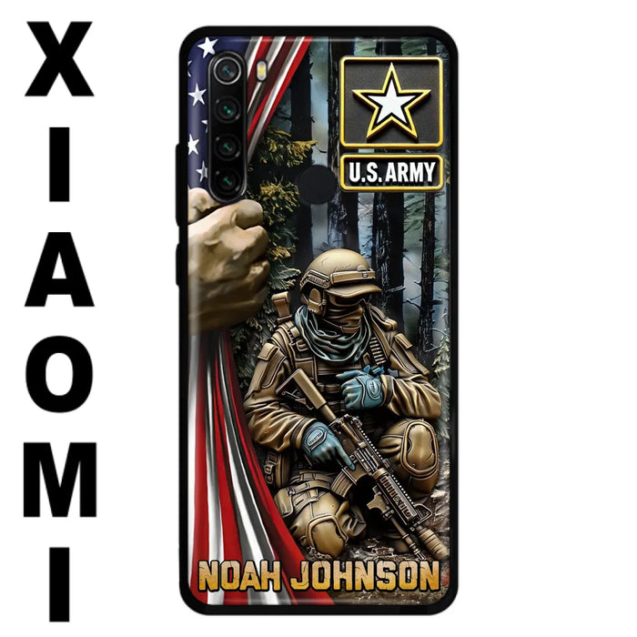 Custom Personalized Veteran Oppo/ Xiaomi/ Huawei Phone Case - Veteran Gift Idea - Custom Name