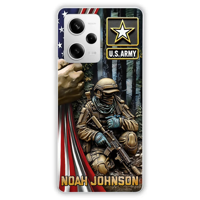 Custom Personalized Veteran Oppo/ Xiaomi/ Huawei Phone Case - Veteran Gift Idea - Custom Name