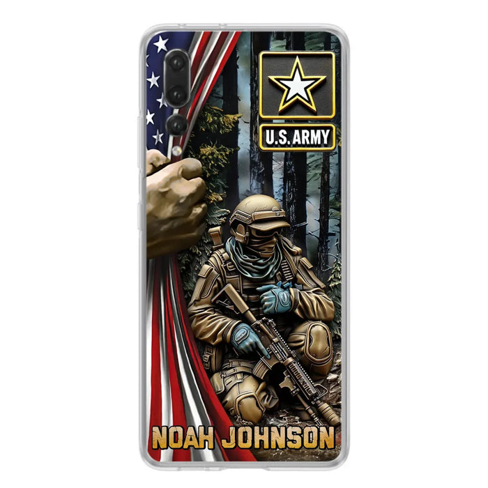 Custom Personalized Veteran Oppo/ Xiaomi/ Huawei Phone Case - Veteran Gift Idea - Custom Name