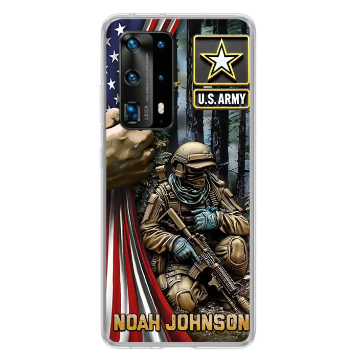 Custom Personalized Veteran Oppo/ Xiaomi/ Huawei Phone Case - Veteran Gift Idea - Custom Name