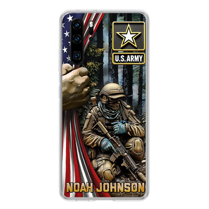 Custom Personalized Veteran Oppo/ Xiaomi/ Huawei Phone Case - Veteran Gift Idea - Custom Name