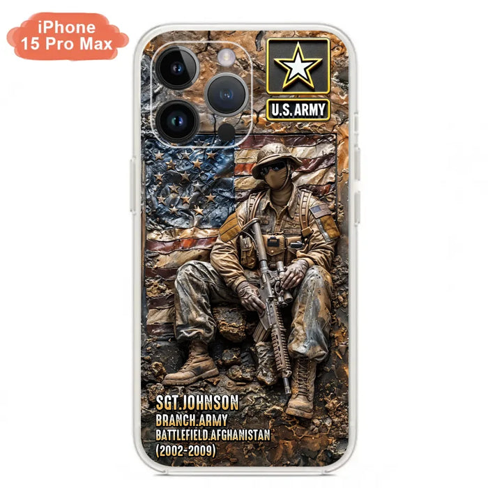 Custom Personalized Veteran Phone Case For iPhone/ Samsung - Veteran Gift Idea