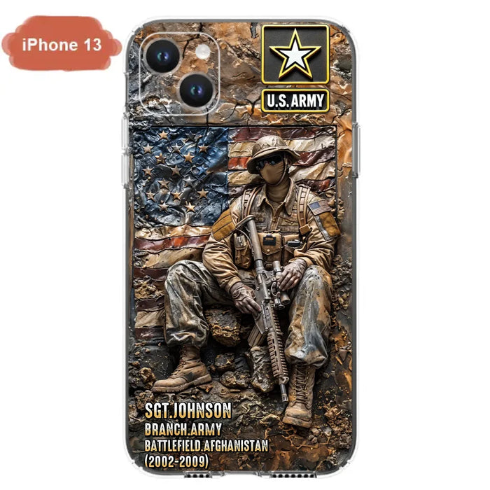 Custom Personalized Veteran Phone Case For iPhone/ Samsung - Veteran Gift Idea