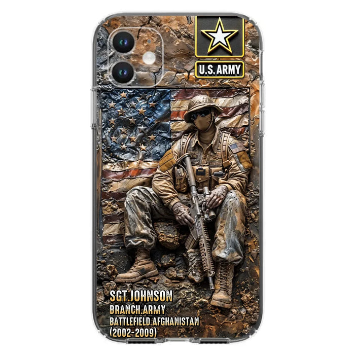 Custom Personalized Veteran Phone Case For iPhone/ Samsung - Veteran Gift Idea