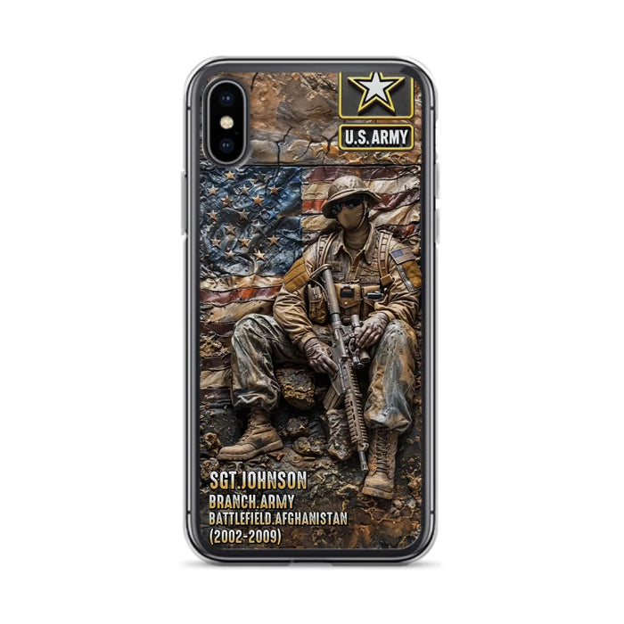 Custom Personalized Veteran Phone Case For iPhone/ Samsung - Veteran Gift Idea