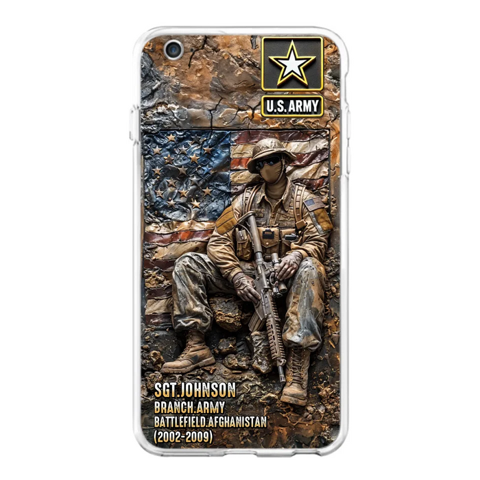 Custom Personalized Veteran Phone Case For iPhone/ Samsung - Veteran Gift Idea