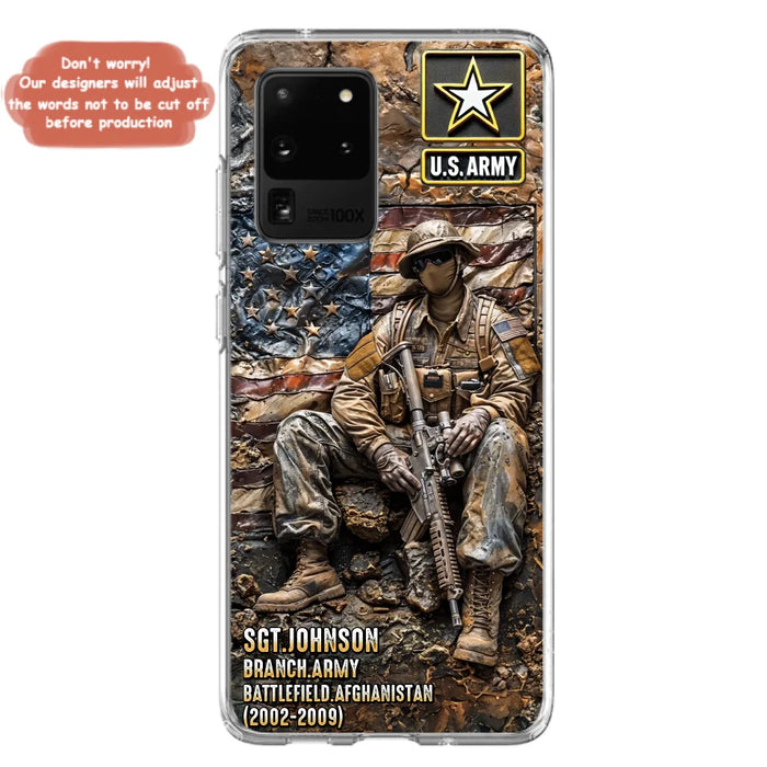 Custom Personalized Veteran Phone Case For iPhone/ Samsung - Veteran Gift Idea