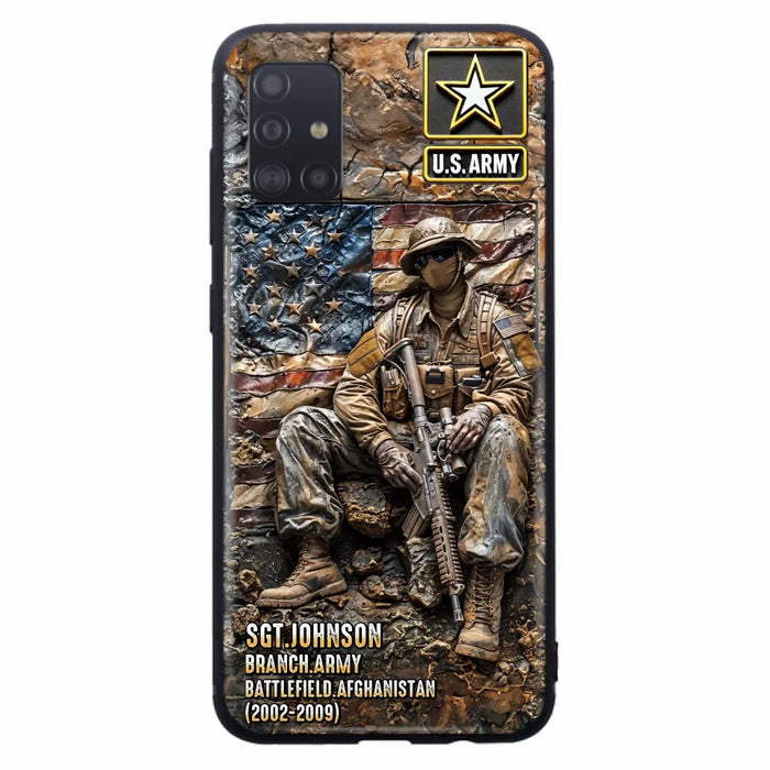 Custom Personalized Veteran Phone Case For iPhone/ Samsung - Veteran Gift Idea