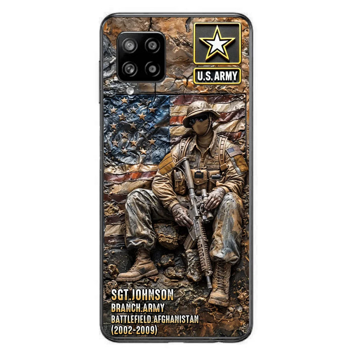 Custom Personalized Veteran Phone Case For iPhone/ Samsung - Veteran Gift Idea