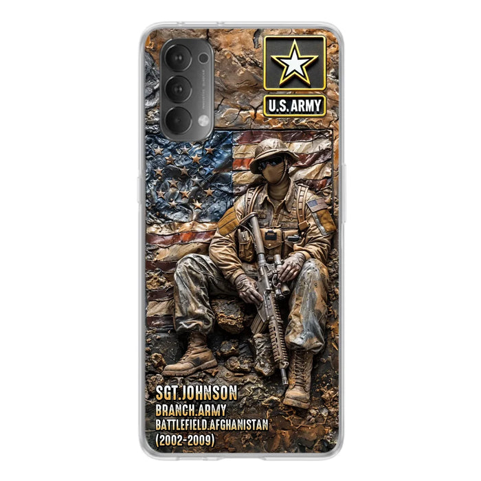 Custom Personalized Veteran Oppo/ Xiaomi/ Huawei Phone Case - Veteran Gift Idea