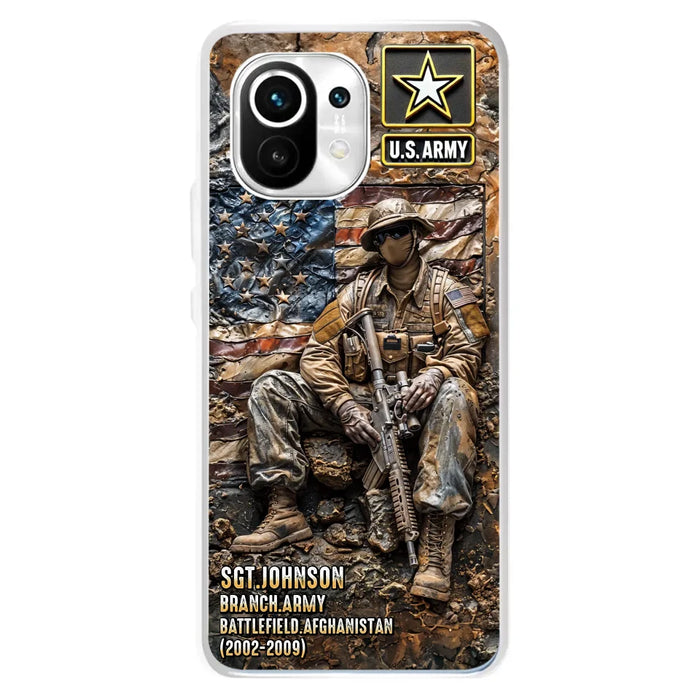 Custom Personalized Veteran Oppo/ Xiaomi/ Huawei Phone Case - Veteran Gift Idea