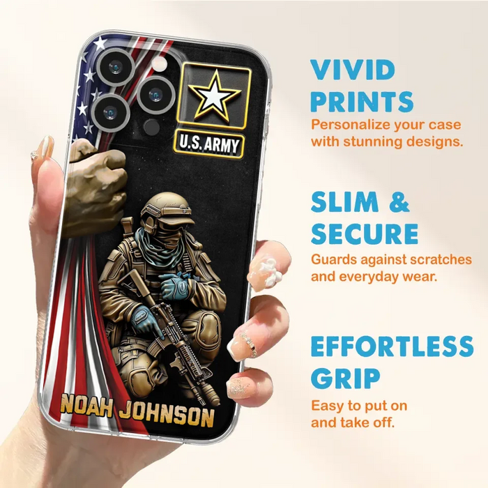 Custom Personalized Veteran Phone Case - Veteran Gift Idea - Case For iPhone/ Samsung