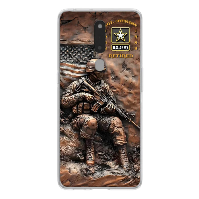 Custom Personalized Veteran Phone Case - Gift Idea For Veteran - Case For Oppo/ Xiaomi/ Huawei